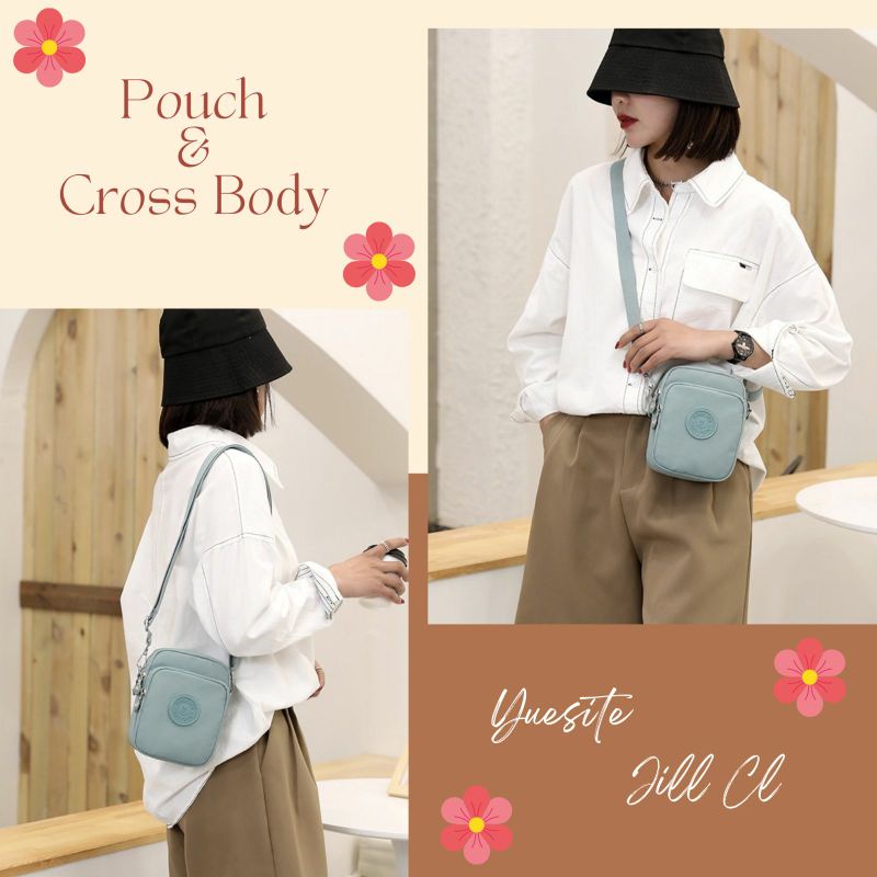 Tas selempang wanita pouch Yuesite Jill original unisex cyutebags