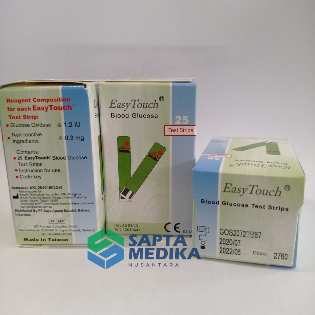 Strip Easytouch Glucose / refil Easytouch gula