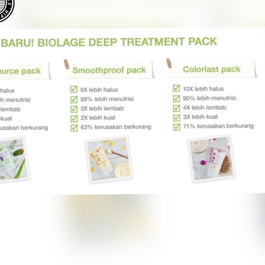 ☼ MATRIX DEEP TREATMENT PACK / RAMBUT INSTANT LURUS 100 ML ✈