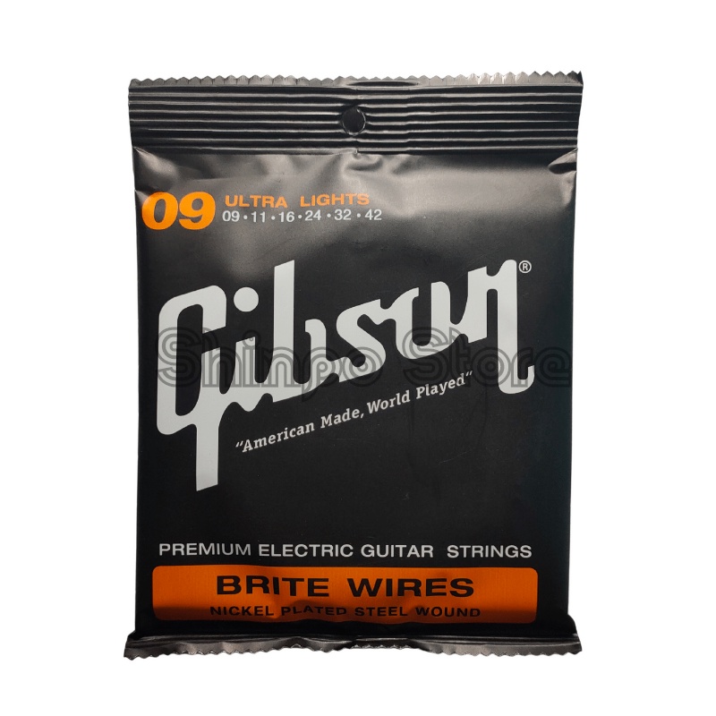 Senar Gitar Akustik Elektrik String Gibson 0.9, 0.10 Set