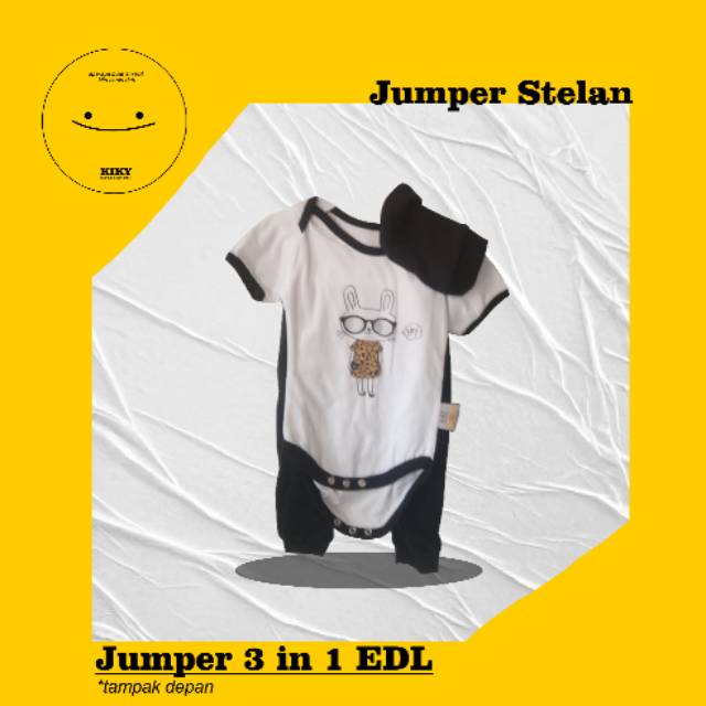 [PREMIUM] Jumper Celana Topi Komplit Stelan EDL