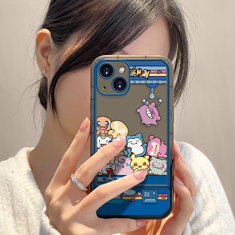 Soft Case Silikon TPU Motif Kartun Untuk IPhone 13 11 12 Pro MAX XR X XS MAX 8 7 6S 6 Plus SE 2020