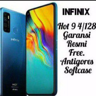 INFINIX  HOT 9 PLAY  RAM 4/128 GB  GARANSI RESMI