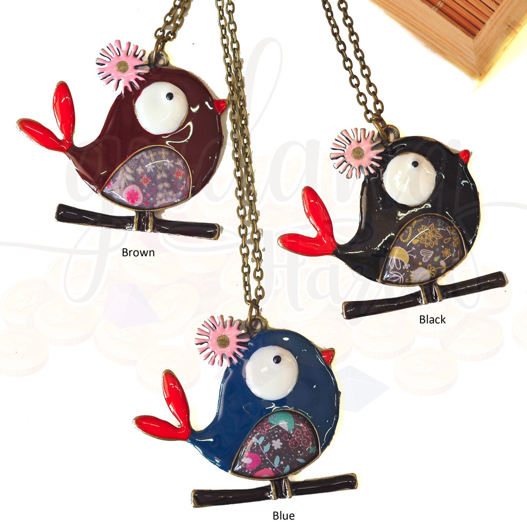 Kalung Vintage Big Bird Burung Lucu GH 204194