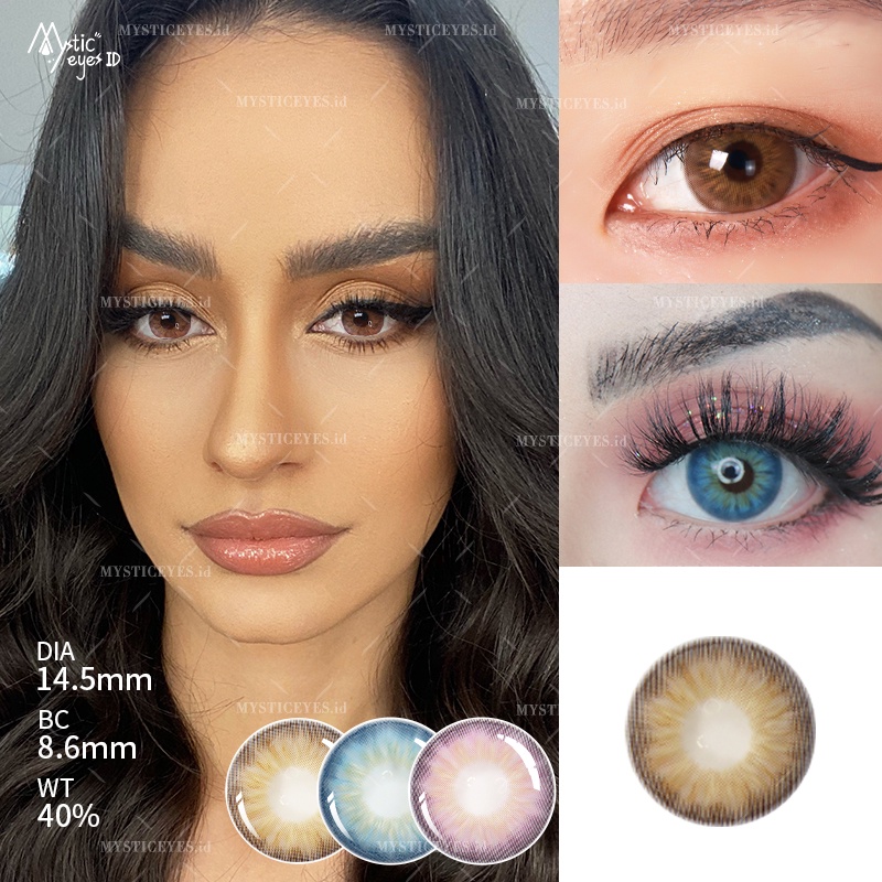 [✅COD] MYSTICEYES SOFTLENS KANAMI SERI NORMAL 14.5MM