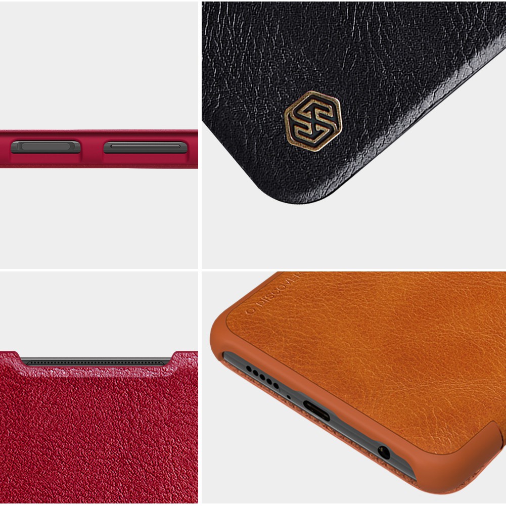 Flip Cover Xiaomi Poco X3 NFC Nillkin Qin Leather Flip Hard Case