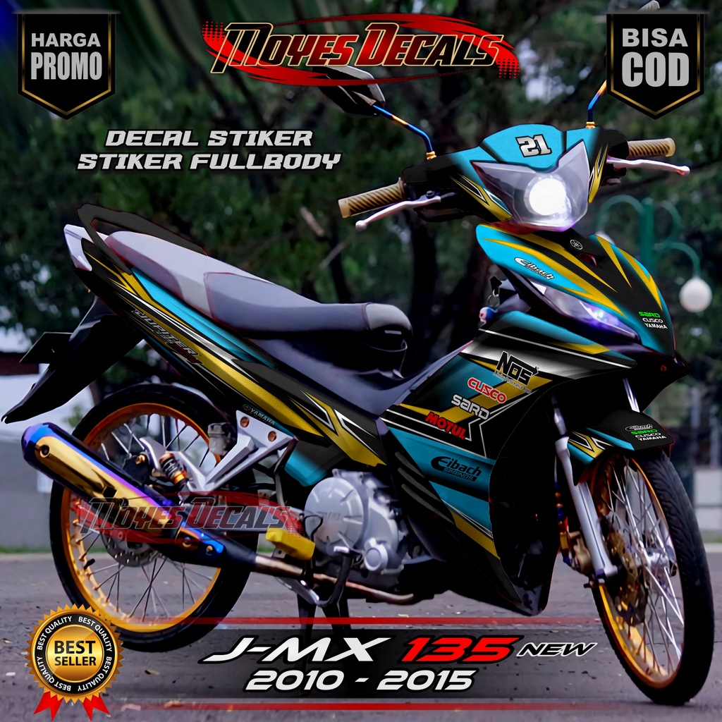 stiker motor jupiter mx new decal stiker jupiter mx new stiker fullblok yamaha jupiter mx new stiker