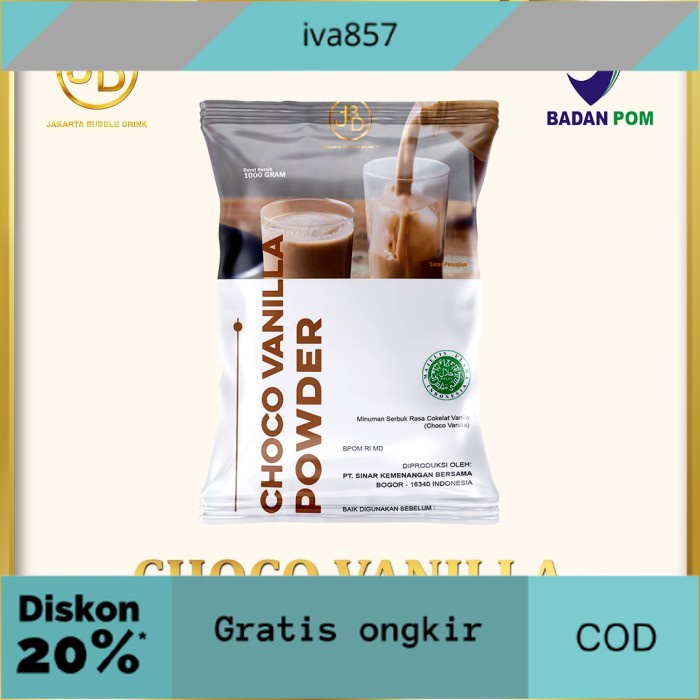 

PROMO Choco Vanilla Powder | Bubuk Coklat | Aneka Rasa GRATIS ONGKIR
