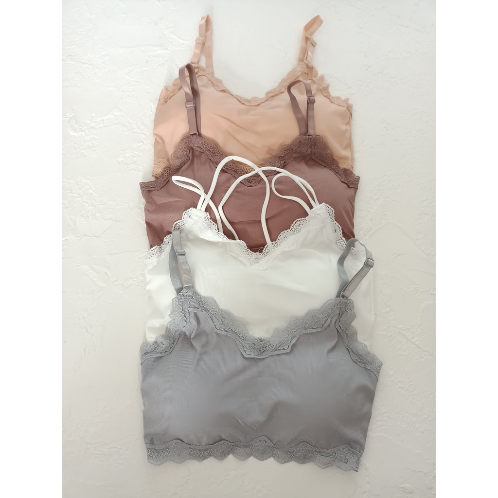 SPORT BRA / YOGA BRA / BH WANITA / BRA WANITA IMPORT / BH MOTIF RENDA FASHION 805