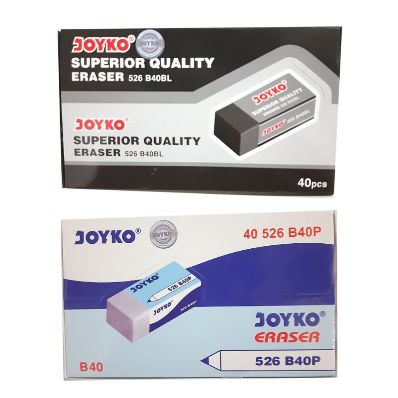 

{1Pack} Penghapus Joyko Kecil B40 Isi 40Pcs