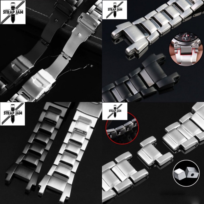 Strap Casio G Shock MTG B1000 Series - Tali Jam Stainless Steel Metal