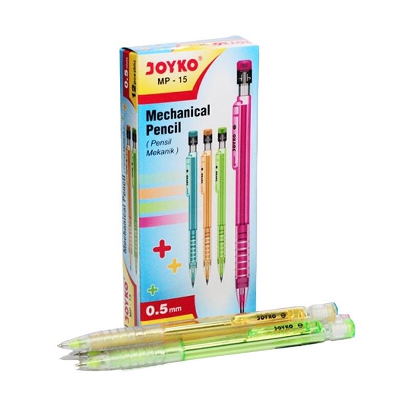 

Nokida Pensil Mekanik Joyko MP-15/12 pcs / Mechanical Pencil Gambar 0.5 mm/1 Pack / Alat Tulis