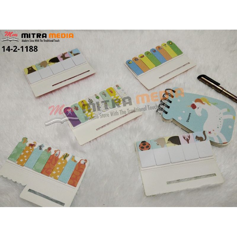 

PEMBATAS BUKU STICK NOTE LUCU DAN UNIK