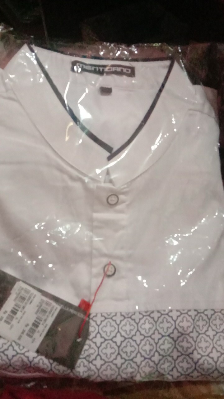 Vialli Polo Shirt Pria Lengan Pendek Motif Batik Biru Hijau