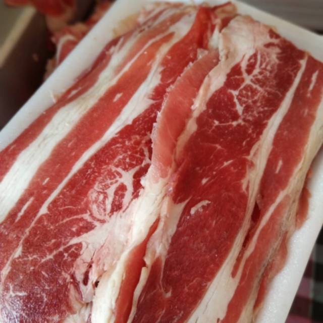 

US BEEF SLICE SHORTPLATE 500gr