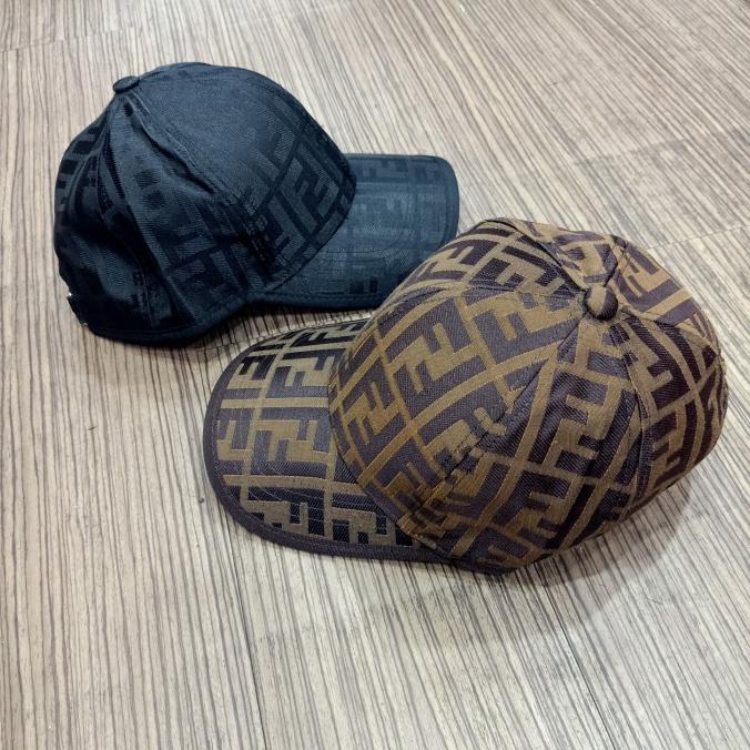 Jual Topi Fendi Ff Baseball Topi Premium Quality Unisex - Hitam