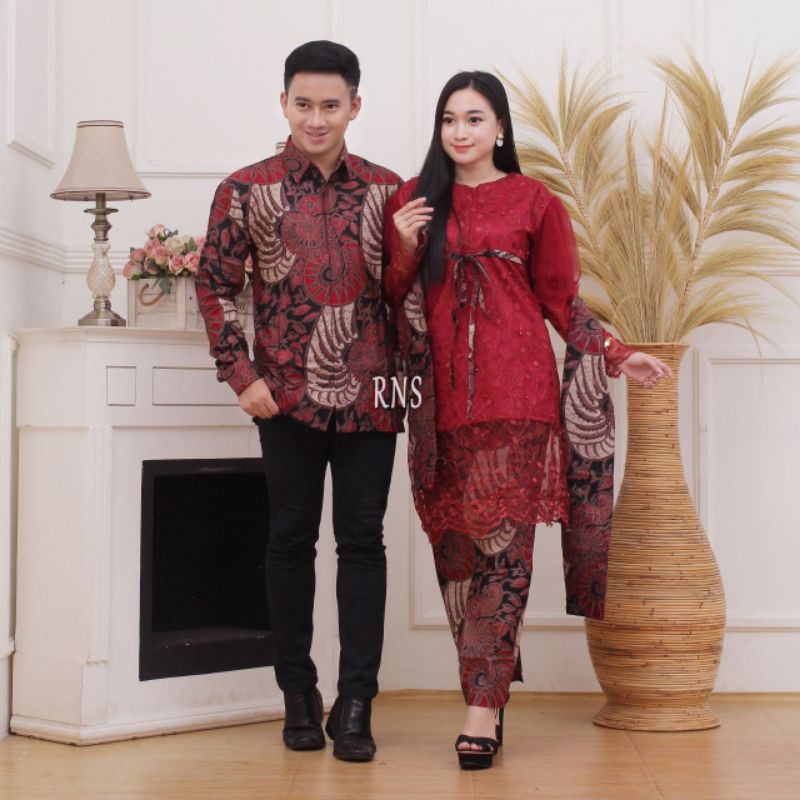 COUPLE KEBAYA BRUKAT MODERN