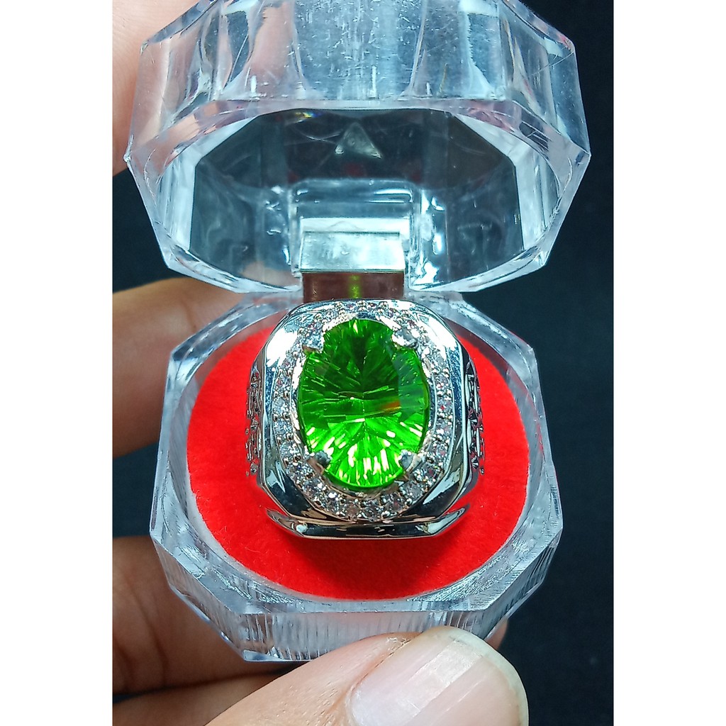 BATU PERMATA MOLDAVITE ASLI CRYSTAL