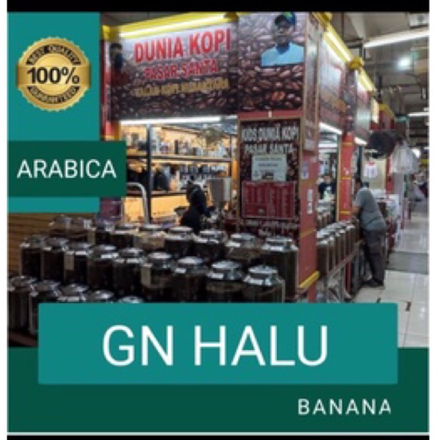 

Kopi Arabika Gunung Halu Banana 100 gram