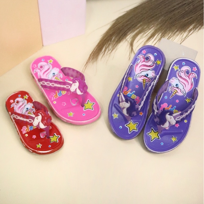 ( UNICORN 555 ) Sandal Anak lampu/sandal anak lampu nyala