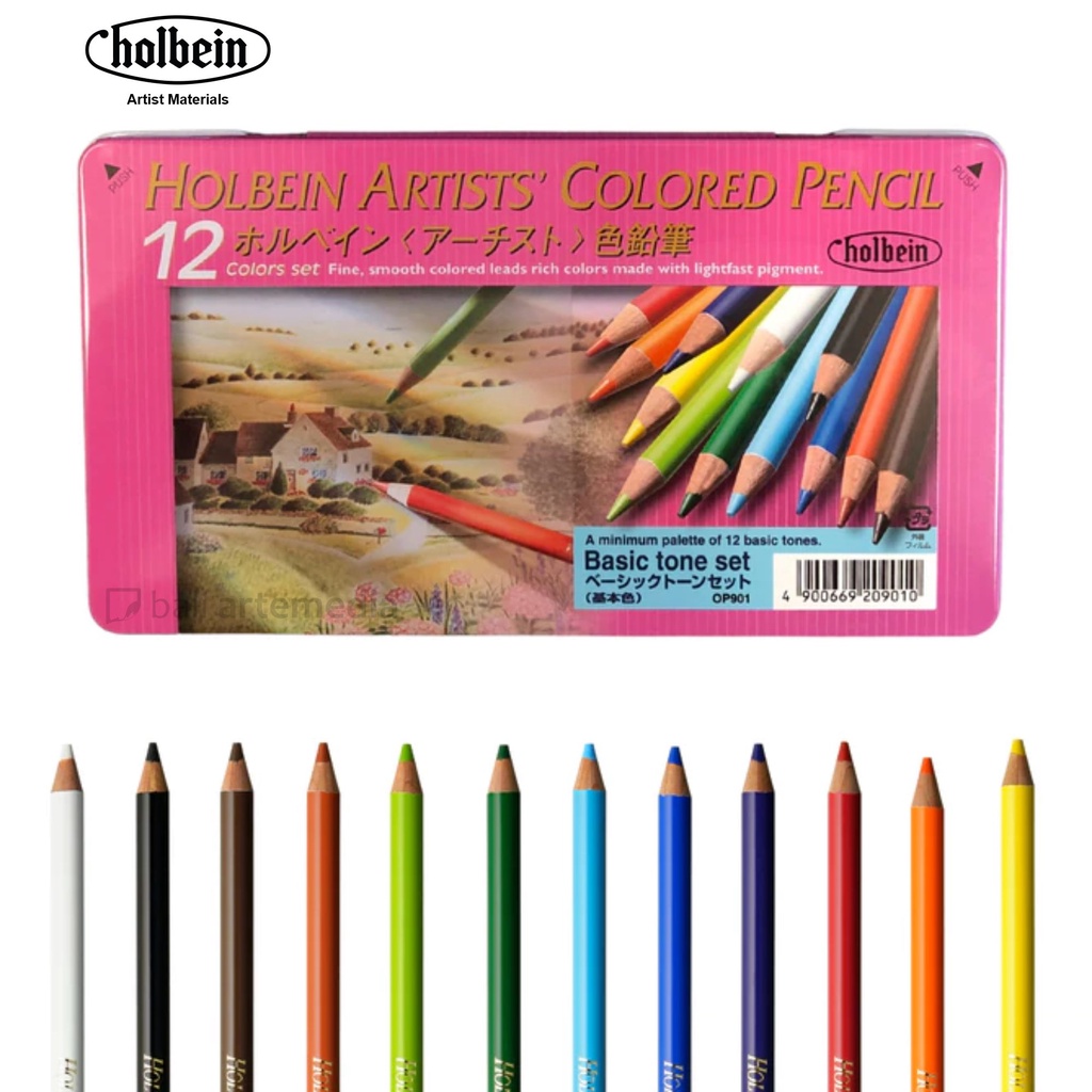 Holbein / Color Pencil  Basic Tone Set - Set of 12