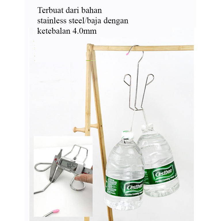 Gantungan/Pengering Sepatu Sandal Stainless Steel Hanger Sepatu