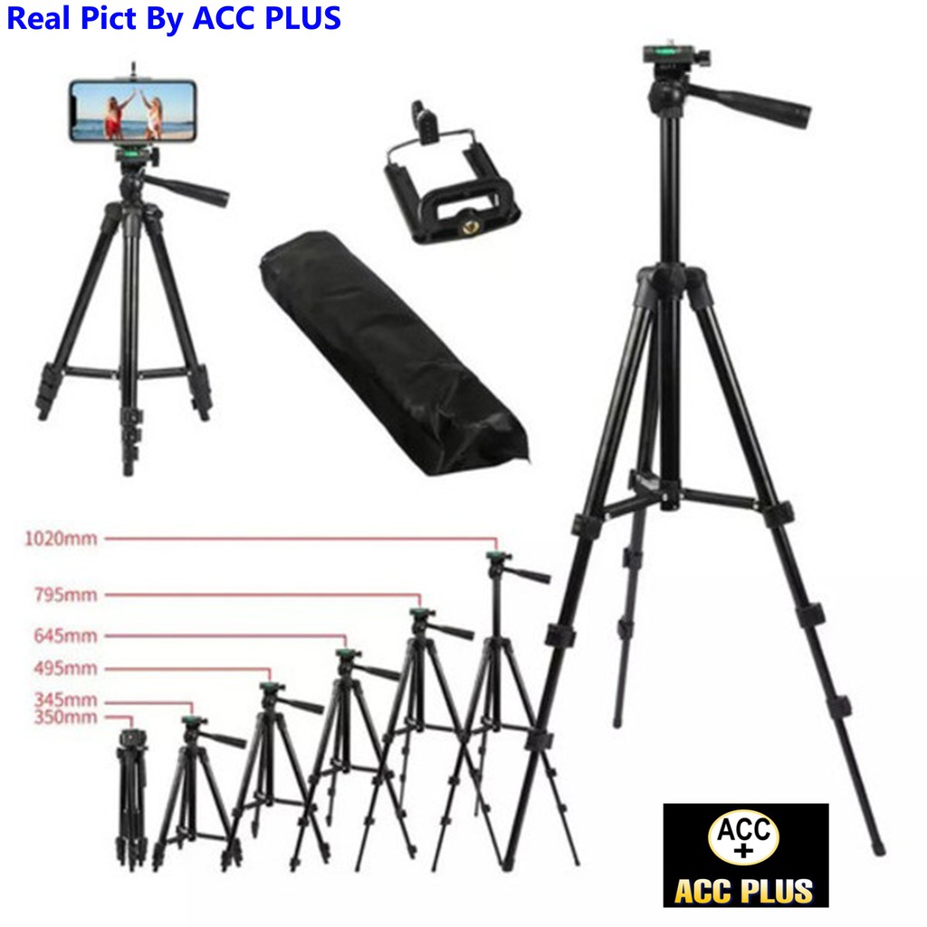 TRIPOD HANDPHONE HOLDER U 3120A / TRIPOD KAMERA KAKI STABILIZER 1 METER HIGH QUALITY