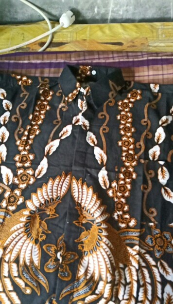 Promo Batik Couple Keluarga Sarimbit Sania Ruffle Batik Ori Ndoro Jowi Motif Rantai Kuning