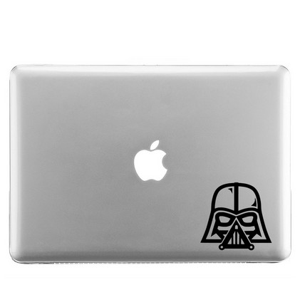 Garskin laptop Stiker Star Wars Darth Vader Mask Sticker Decal Lines