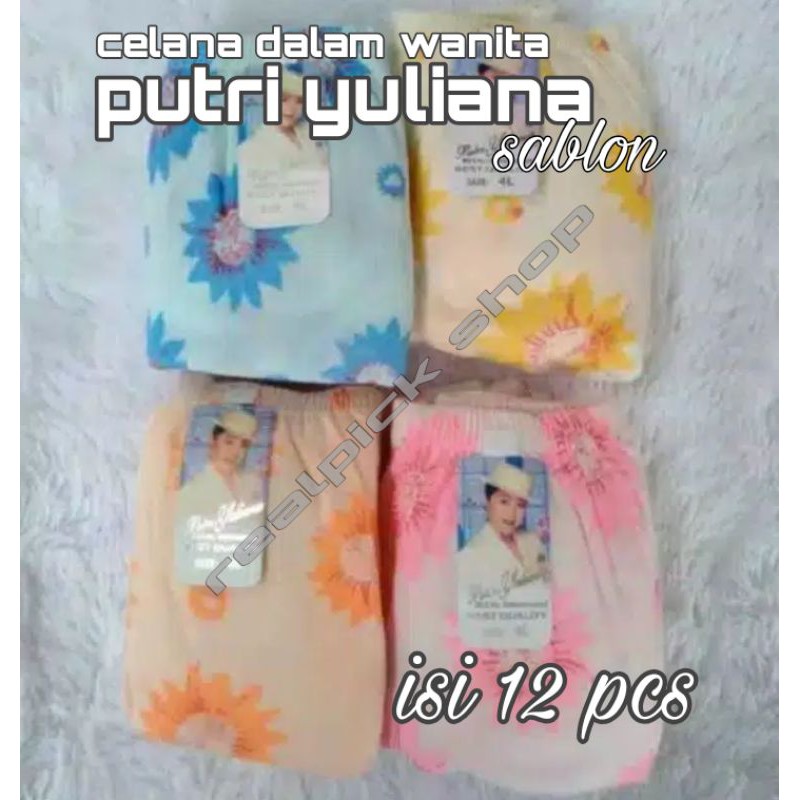 [SABLON]CELANA DALAM WANITA/CD PUTRI YULIANA/CD SATU LUSIN