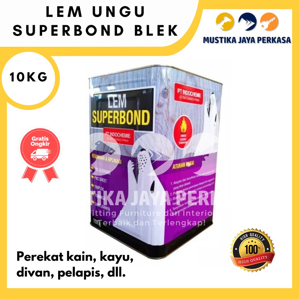 Lem Superbond Ungu 10 Kg Blek Bukan Lem Fox 186 168 Blek Lem Kuning