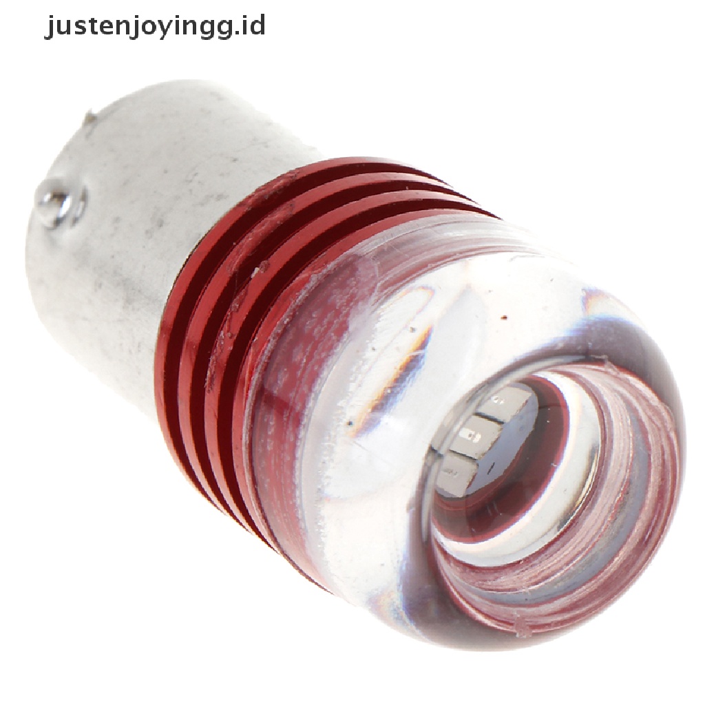 // justenjoyingg.id // 2Pcs 1156 3LED Car Tail Turn Reverse Strobe Flash Light Lamp Bulb Red White ~