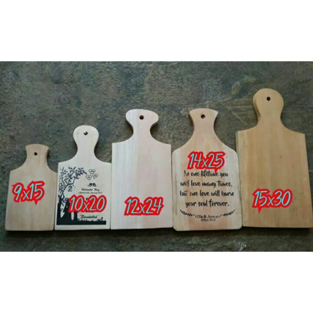 Souvenir talenan kayu