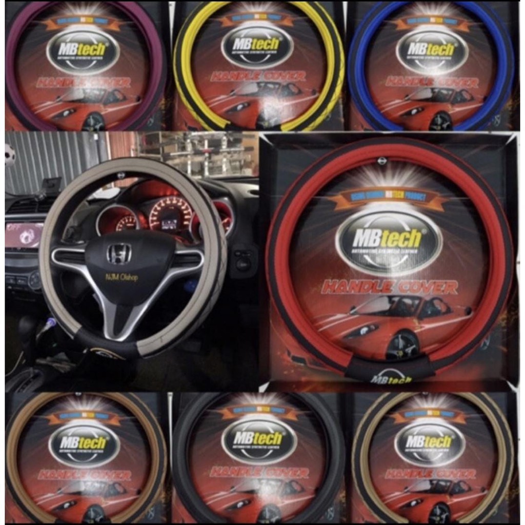Cover Sarung Setir Mobil Toyota AVANZA Stir MBTech Bordir MBTECH Keren