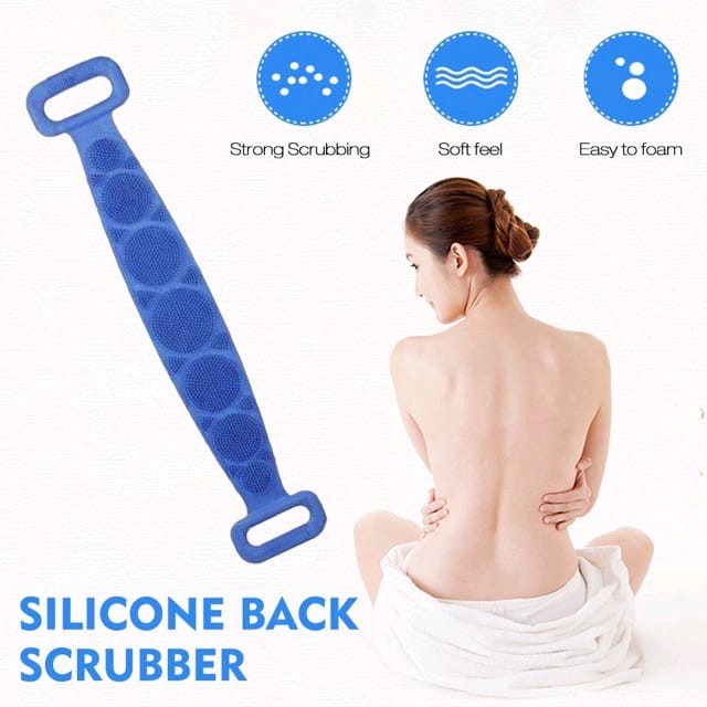 Alat penggosok punggung - pembersih punggung - silicone bath - alat mandi - penggosok punggung