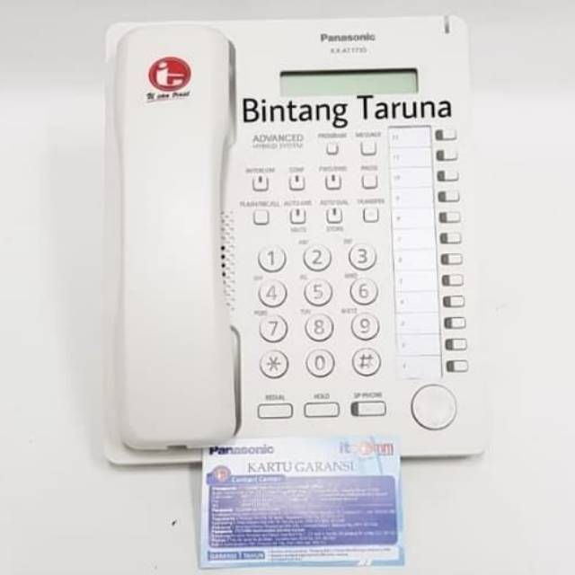 Telepon Kabel Panasonic KX-AT7730X Telepon Digital Panasonic AT7730 (Putih)