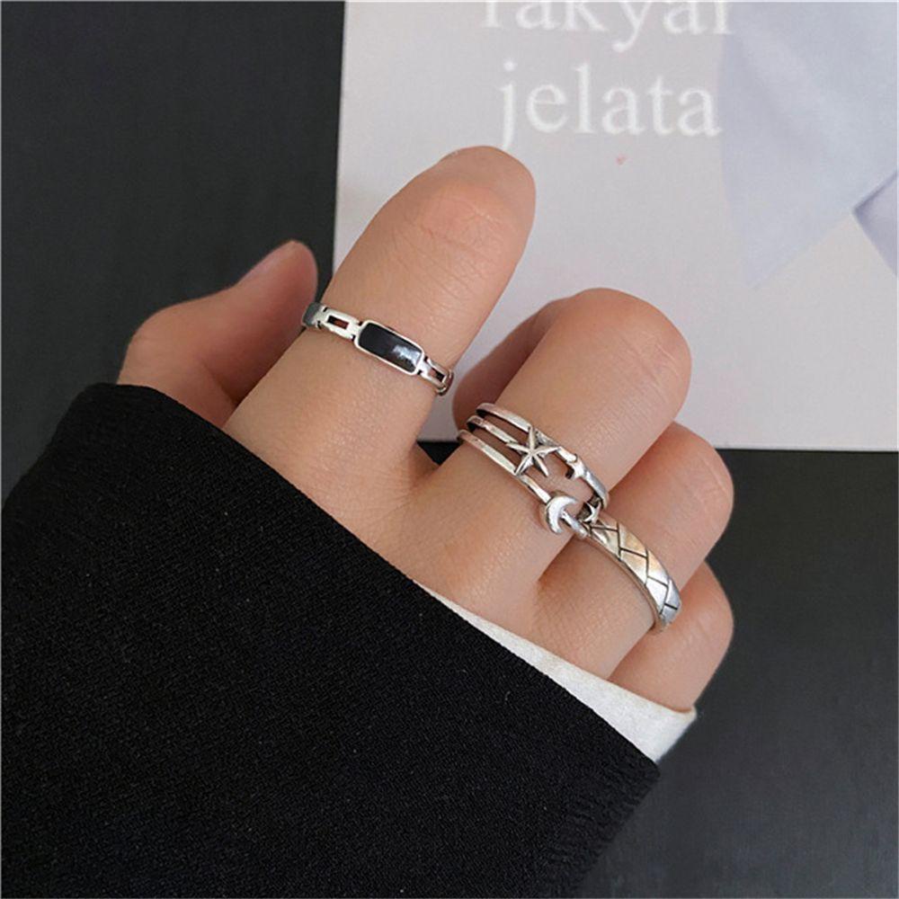 Solighter Knuckle Rings Set Fashion Punk Metal Vintage BOHO Midi Rings