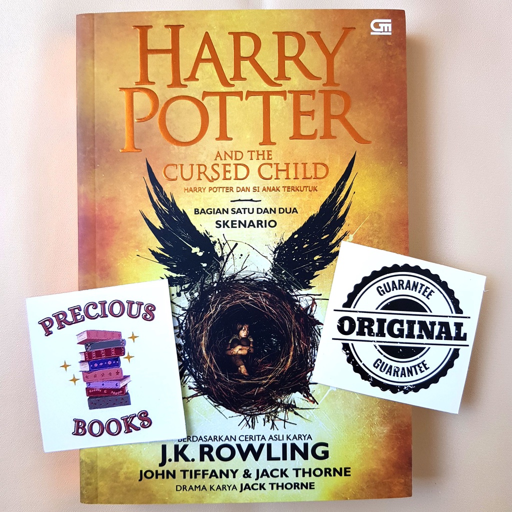 Harry Potter and The Cursed Child Si Anak Terkutuk Gramedia Original JK Rowling - Novel Bahasa Indon