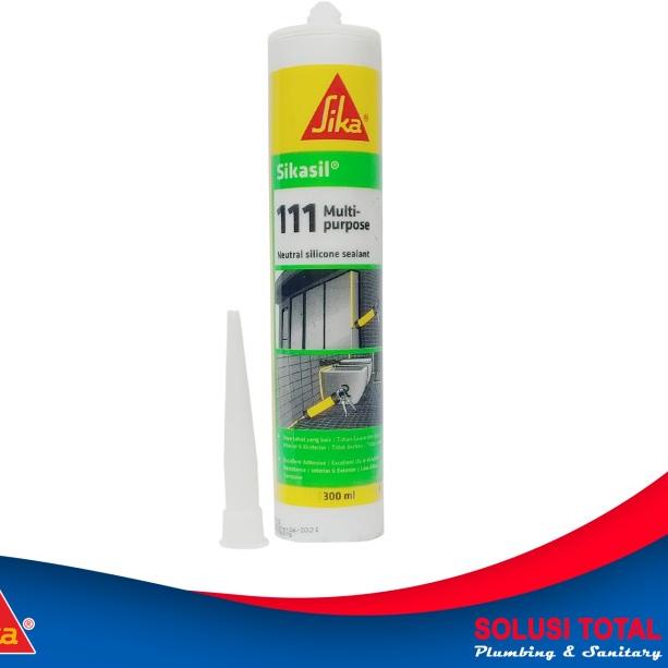 

SikaSil 111 Multipurpose White Putih Silicone Sealant Silen 300ml