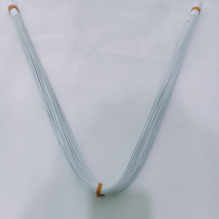 Kawat bunga stoking / kawat warna Putih per 1/2kg TERMURAH