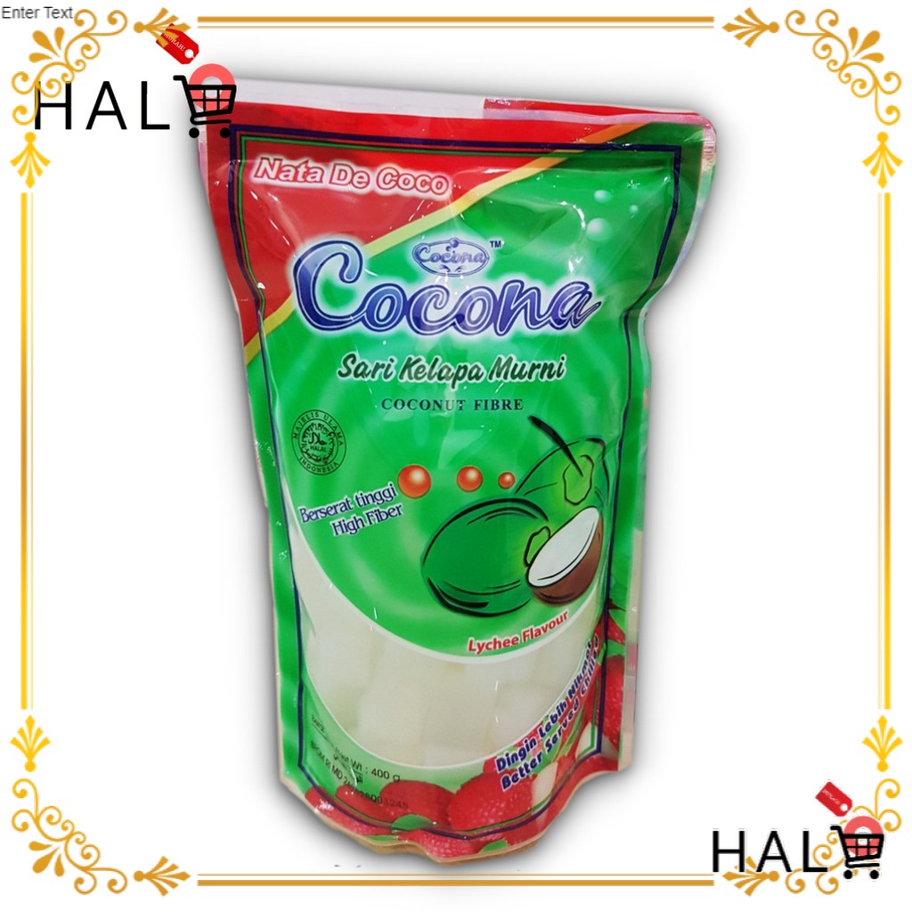 

NATA DE COCO COCONA POUCH 400 GR