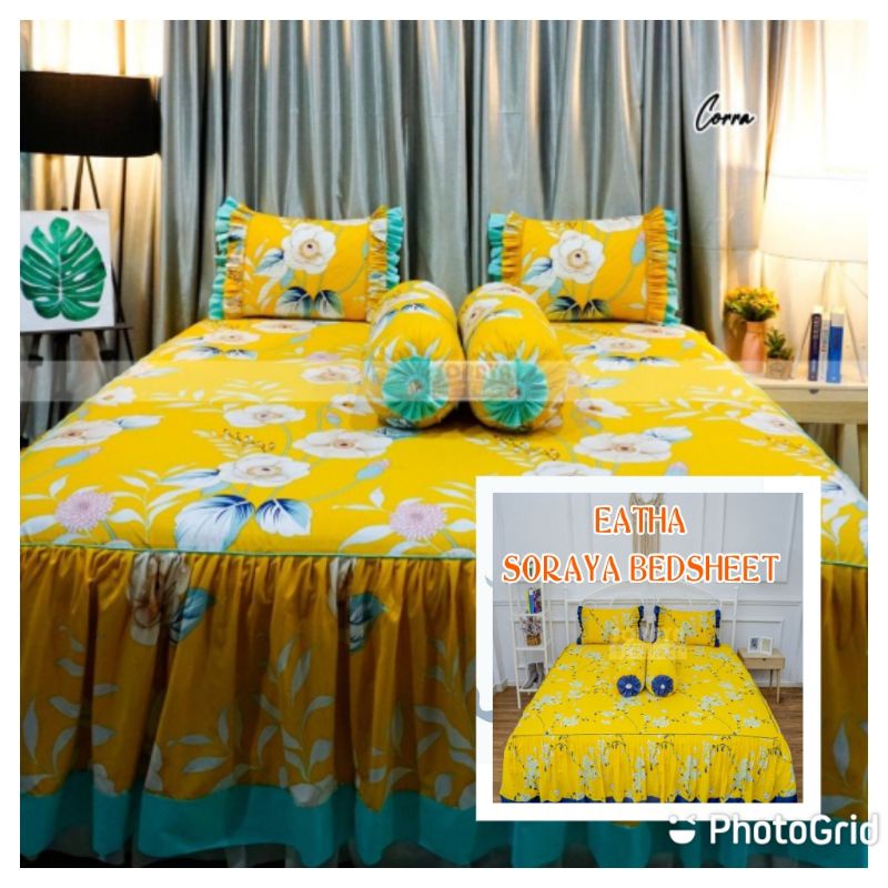 Eatha Sprei Soraya Type Rimpel uk 180x200x55