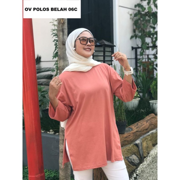atasan wanita oversize aldira kekinian 2022 viral import/baju wanita oversize muslimah style hijab K