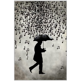 ABM269 HIASAN DINDING MUSIK POSTER KAYU  WALL DECOR 