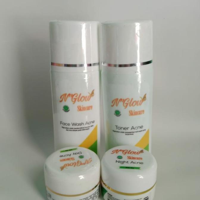 N'GLOW SKINCARE PAKET ACNE NGLOW GLOWING BPOM AMAN BUSUI DAN BUMIL