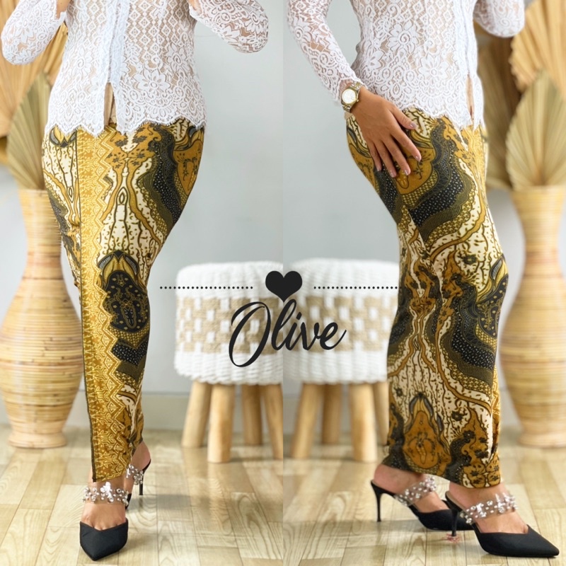 kamen jadi moscrep batik bali set selendang by Etnicjaya