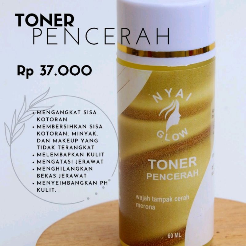 Toner pembersih wajah nyai glow skincare produk ORI 100%