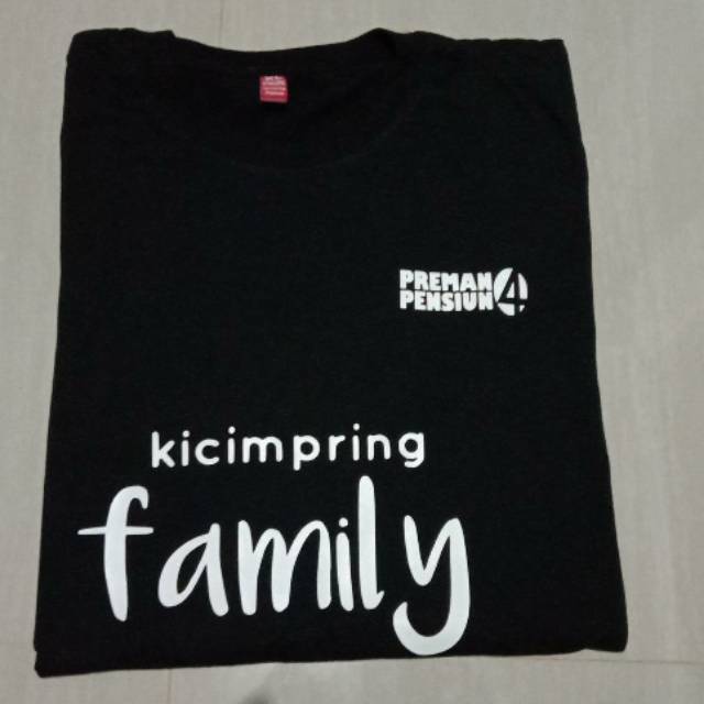 KAOS PRIA / WANITA / DESAIN PREMAN PENSIUN KICIMPRING FAMILY