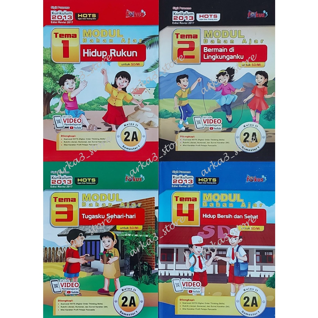 Lks Fokus Kelas 2 Paket Tematik SD/MI Semester 1