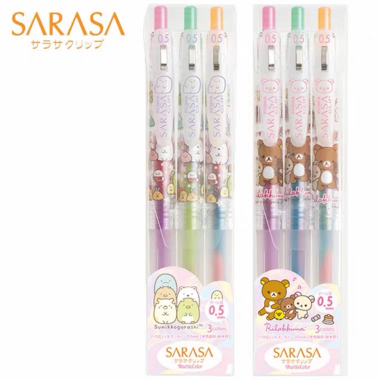 Jual Zebra Sarasa Marble San X Sumikko Gurashi Rilakkuma Gel Pen Limited Edition Shopee Indonesia